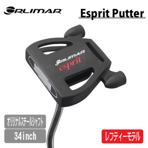 【レフティ】ORLIMAR パター Esprit Putter【オリマー】【ゴルフ】【パター】【左用】【スパイダー型】【長さ：34インチ】【ブラック】