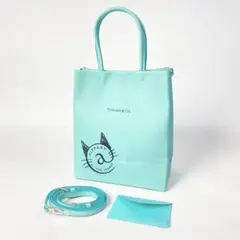 未使用 Tiffany キャットストリート スモール ショッピングトート レザー