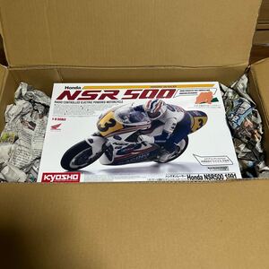 再販　新品　未組立　京商 KYOSHO 1/8 電動RCオートバイ　ハングオンレーサー　ホンダ　NSR500　２０２４．８購入