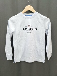 ◇ ◎ ●美品● J.PRESS ジェイプレス タグ付き 長袖 Tシャツ カットソー サイズ130 ライトブルー メンズ P