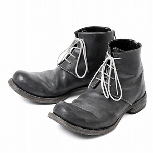 Portaille one make Lace Up Back Zip Boots Horse Leather ポルタユ 定価81400円 LOOMOSAKA A.F ARTEFACT N/07