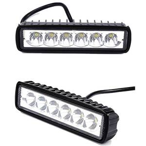 Feilante 作業灯 led 24v 18w バックライト ワークライト ライトバー 12v-24v兼用 IP67 1420LM 防水 防塵 耐震