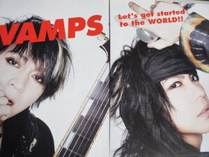 VAMPS　　切り抜き 270ページ＋付録ポスター1枚　　（3）　hyde ラルクアンシエル・K.A.Z Oblivion Dust