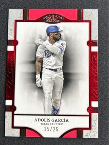 25枚限定 MLB 2024 Topps Tier One アドリス ガルシア Adolis Garcia #67 Red Foil /25 Texas Rangers