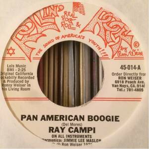 RAY CAMPI 7inch PAN AMERICAN BOOGIE ロカビリー