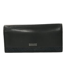 バーバリーブラックレーベル 長財布 メンズ BURBERRY BLACK LABEL