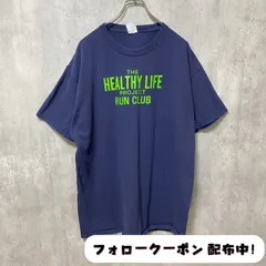 古着 used　半袖プリントTシャツ　ネイビー　バックプリント　ビッグシルエット　オーバーサイズ