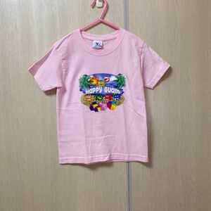 未使用　YAZBEK グアム　Tシャツ　120 トップス　ピンク　男女　コットン