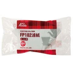 カリタ Kalita コーヒーフィルター FP104濾紙 7~12人用 100枚入り ホワイト #17029