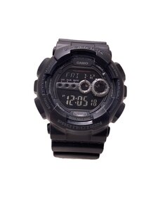 CASIO◆クォーツ腕時計・G-SHOCK/デジタル/ラバー/BLK/BLK