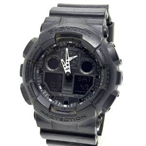 CASIO カシオ GA-100 G-SHOCK Gショック デジアナ メンズ腕時計 ブラック