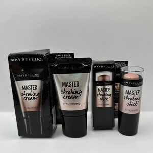 q978 未使用保管品 MAYBELLINE NEW YORK メイベリン マスターストロビングクリーム ・スティック 02 ピンク