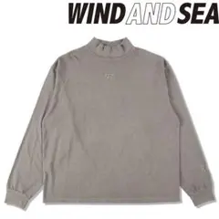 新品 WIND AND SEA ビンテージ感あふれる褪せ色ゆったりロンＴ 限定