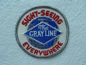 ビンテージ 企業 The GRAY LINE ツアー 旅行 会社 アメリカ ロゴ ワッペン /海外 USA パッチ カスタム おしゃれ 352