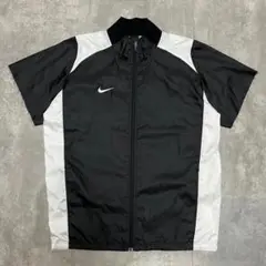 OLD NIKE デザイン ナイロン半袖ジャケット 古着 Y2K 00s