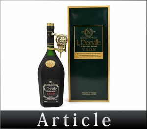 180779古酒〇未開栓 ドーヴィル VSON ブランデー L.Dorville VERY SUPERIOR OLD NAPOLEON PURE GRAPE BRANDY 700ml 40% 箱付/ A