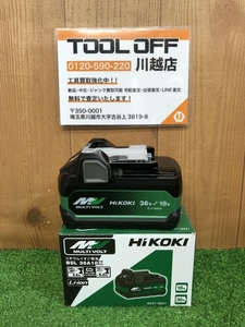 001♪未使用品♪ハイコーキ HiKOKI 18V/36Vマルチボルトバッテリー BSL36A18X