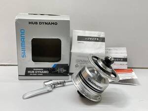 01w4443★1円~ SHIMANO シマノ HUB DYNAMO DH-3N80 646～716㎜ 6V-3W ハブダイナモ 自転車 パーツ ジャンク品