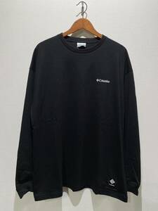 ★ 24AW コロンビア Columbia ロストブルックロングスリーブグラフィックTシャツ ブラック PM0325 sizeL 新品未使用タグ付 ロンT