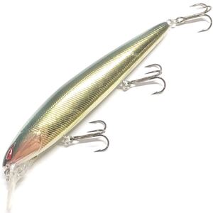 ② レイダウンミノー ミッド 110F #BR-221 ナチュラルゴールド NORIES ノリーズ ハードルアー ジャークベイト LAYDOWN MINNOW MID 110F