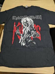 【服飾】 ビンテージ レア Tシャツ バンド 当時物? IRON MAIDEN Killers GILDAN M 黒 半袖