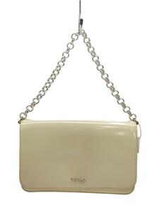 FURLA◆ハンドバッグ/PVC/CRM/WB00358/内側シミ有