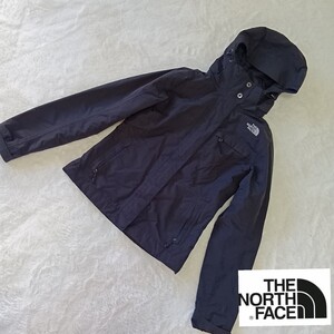 【LADIES XS】THE NORTH FACE ノースフェイス　HYVENT 裏ボア フード　ジャケット　ブラック ★1000