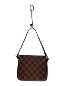 LOUIS VUITTON◆トゥールス・メイクアップ_ダミエ・エベヌ_BRW/PVC/BRW