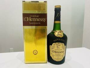 M318 1円～ Hennessy COGNAC NAPOLEON ヘネシー コニャック ナポレオン 古酒 お酒 金キャップ 700ml 未開栓