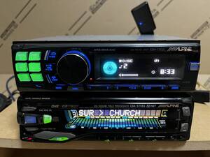 ★ALPINE CDA-117ji Bluetooth＆USB Spotifyなど再生可 CDA-5755S★サラウンドDSPチャーチ残響音