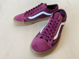 27.5cm バンズ スタイル36 VANS STYLE 36 (GUM) BEET RED/PORT ROYALE US9.5/27.5cm VN0A3DZ3T65