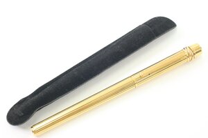 Cartier カルティエ ボールペン must de Cartier トリニティ キャップ式 ゴールドカラー 文具 筆記用具 2854-B