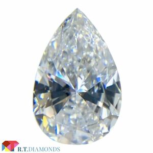 ファンシーカット/ペアシェイプ！ Dカラー IF/0.51ct/RT1362/GIA