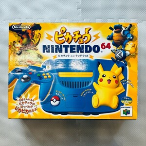 未使用 ニンテンドー64 NINTENDO64 ピカチュウ ブルー&イエロー ポケモンNintendo ロクヨン