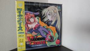 ●超希少・新品・未開封●　words worth ワーズ　ワース　レーザーディスク　vol.2 2巻　