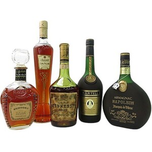 【1,000円～】ブランデー 5本 まとめ売り HENNESSY / MAREELL / SUNTORY VSOP 他【未開栓】[M5931]