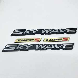 新品 SKYWAVE スカイウェーブ エンブレム 銀 新品