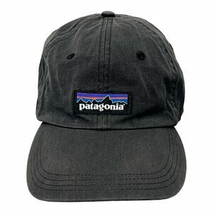Patagonia 帽子 patagonia キャップ ブラック フリーサイズ アジャスターベルト付き