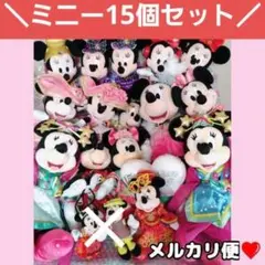 ディズニーリゾートなど ミニー ぬいぐるみ ぬいぐるみバッジ まとめ売り