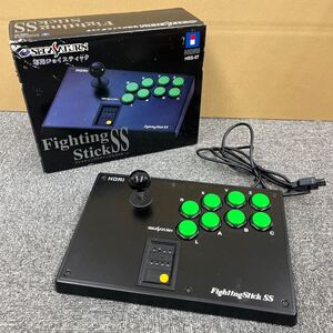 ☆547. SEGA セガサターン FIGHTING STICK SS HSS-07 ファイティングスティック HORI 動作未確認 現状品 ジャンク