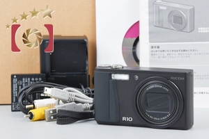 【中古】RICOH リコー R10 ブラック コンパクトデジタルカメラ シャッター回数僅少 元箱付き