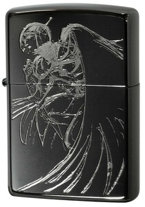 Zippo ジッポライター 天野喜孝 ガッチャマン Amano Yoshitaka ブラックメッキ 01_x02G プレゼント 男性 女性 かっこいい アーティスト