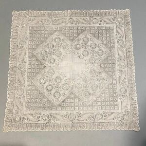 1円〜 スワトウ 刺繍 ハンカチ レース 手刺繍 汕頭 SWATOW 中華人民共和国 中国 工芸品 アンティーク ①