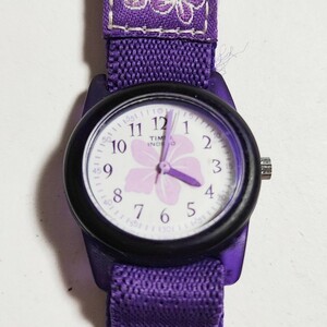 動作品 TIMEX タイメックス バックライト点灯 キッズ ボーイズサイズ 電池交換済 クォーツ アナログ 子ども用腕時計 稼働品 i031