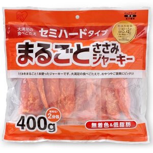 新品＠まるごとささみジャーキー　セミハード400g EJ-40SERN(ペット用品 ペットフード 犬 おやつ)