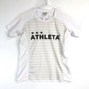 アスレタ ATHLETA プラクティスシャツ 半袖 ホワイト系 140サイズ キッズ