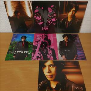 レア☆DAMIJAWポストカード7枚セット☆2010 tour 「I AM」Janne Da Arcベーシスト無力な自分が許せないpost card非売品Acid Black Cherry