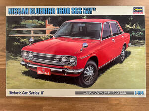 【新品】希少 当時物 1/24 ハセガワ HC-8 日産 ブルーバード 1600 SSS