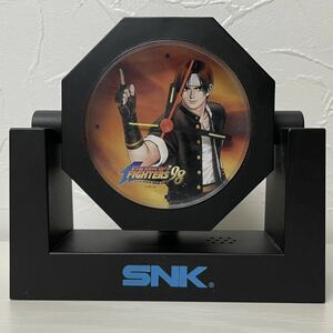 ★126 【SNK】ザ キングオブファイターズ 草薙京 ボイス入り 目覚し 時計 時計 当時物 グッズ ネオジオ NEOGEO