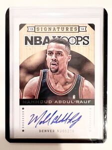 激レア Legend Auto 13 Panini Mahmoud Abdul-Rauf マクムード・アブドゥル ラウーフ NBA サイン ユニフォーム MIP Big3 京都ハンナリーズ